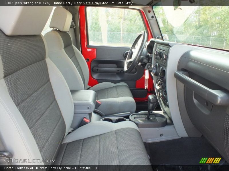 Flame Red / Dark Slate Gray/Medium Slate Gray 2007 Jeep Wrangler X 4x4