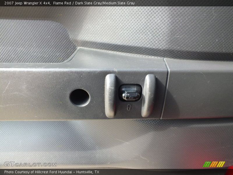Flame Red / Dark Slate Gray/Medium Slate Gray 2007 Jeep Wrangler X 4x4
