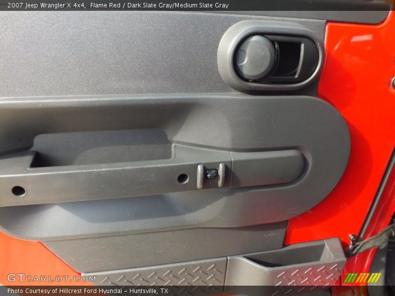Flame Red / Dark Slate Gray/Medium Slate Gray 2007 Jeep Wrangler X 4x4