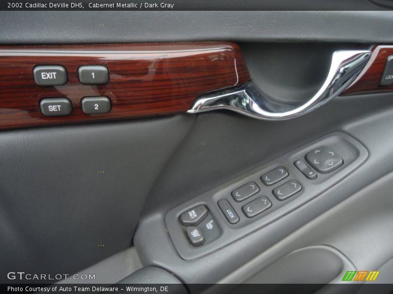 Cabernet Metallic / Dark Gray 2002 Cadillac DeVille DHS