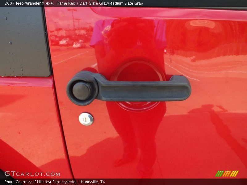 Flame Red / Dark Slate Gray/Medium Slate Gray 2007 Jeep Wrangler X 4x4
