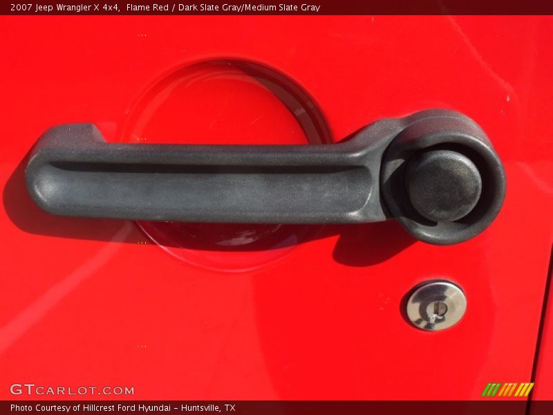 Flame Red / Dark Slate Gray/Medium Slate Gray 2007 Jeep Wrangler X 4x4