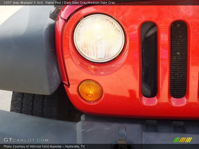 Flame Red / Dark Slate Gray/Medium Slate Gray 2007 Jeep Wrangler X 4x4
