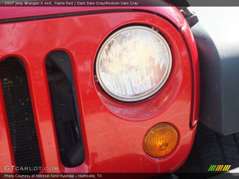 Flame Red / Dark Slate Gray/Medium Slate Gray 2007 Jeep Wrangler X 4x4