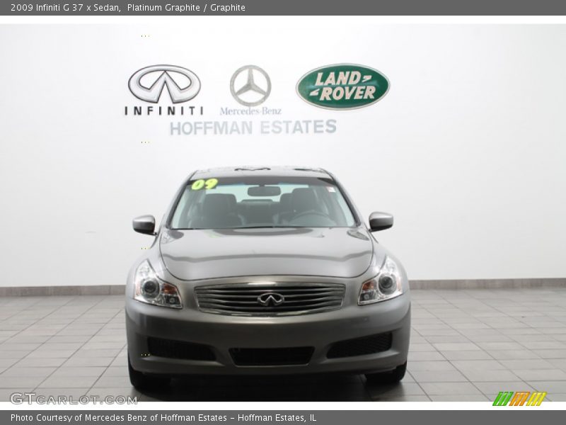 Platinum Graphite / Graphite 2009 Infiniti G 37 x Sedan