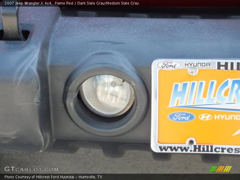 Flame Red / Dark Slate Gray/Medium Slate Gray 2007 Jeep Wrangler X 4x4
