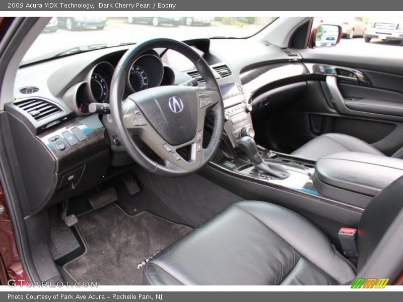Dark Cherry Pearl / Ebony 2009 Acura MDX Technology