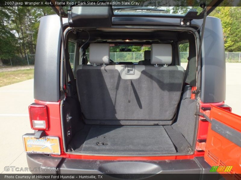 Flame Red / Dark Slate Gray/Medium Slate Gray 2007 Jeep Wrangler X 4x4