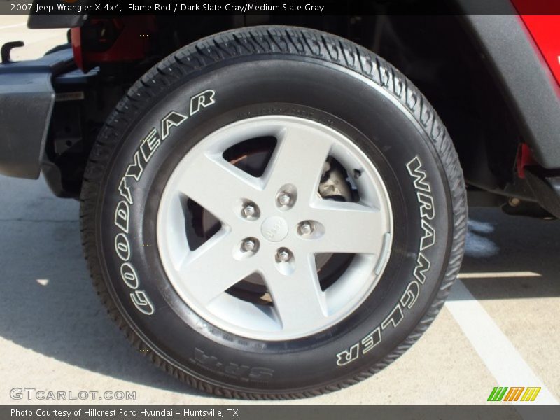 Flame Red / Dark Slate Gray/Medium Slate Gray 2007 Jeep Wrangler X 4x4