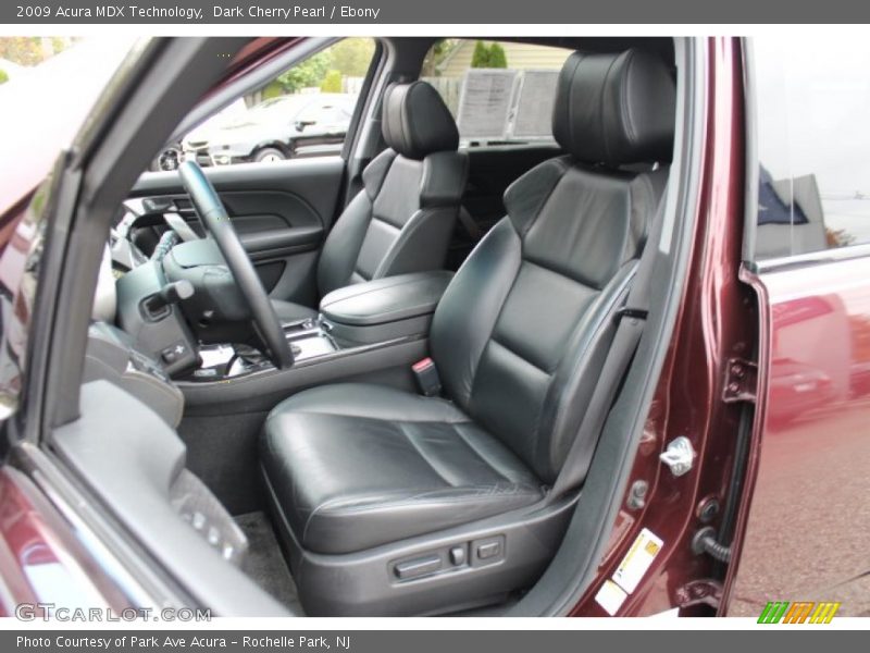 Dark Cherry Pearl / Ebony 2009 Acura MDX Technology