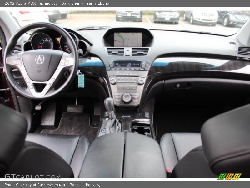 Dark Cherry Pearl / Ebony 2009 Acura MDX Technology