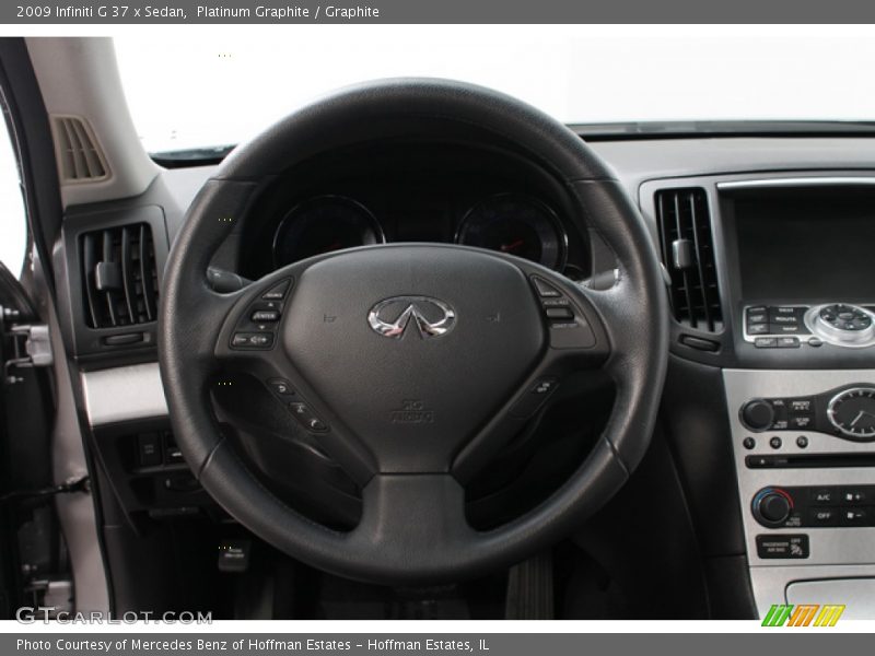 Platinum Graphite / Graphite 2009 Infiniti G 37 x Sedan