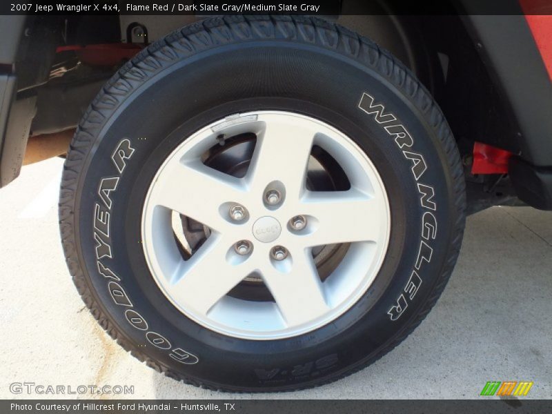 Flame Red / Dark Slate Gray/Medium Slate Gray 2007 Jeep Wrangler X 4x4