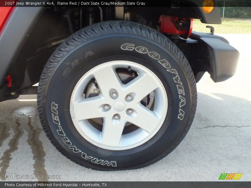 Flame Red / Dark Slate Gray/Medium Slate Gray 2007 Jeep Wrangler X 4x4