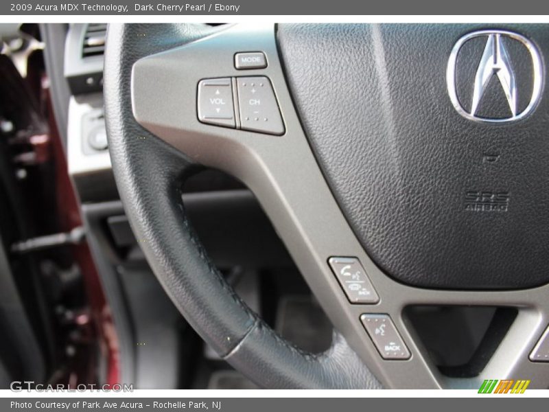 Dark Cherry Pearl / Ebony 2009 Acura MDX Technology