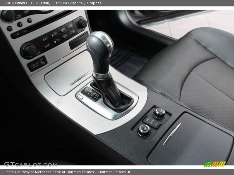 Platinum Graphite / Graphite 2009 Infiniti G 37 x Sedan