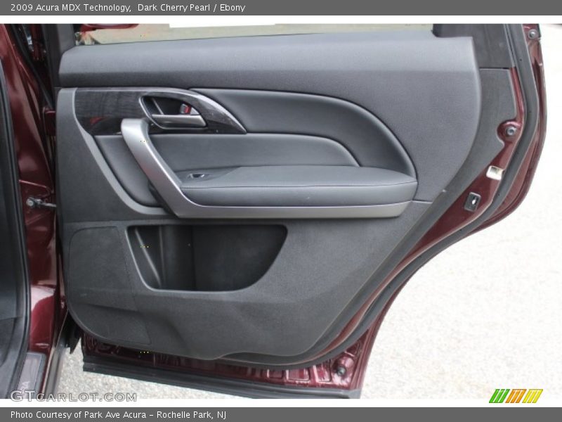 Dark Cherry Pearl / Ebony 2009 Acura MDX Technology