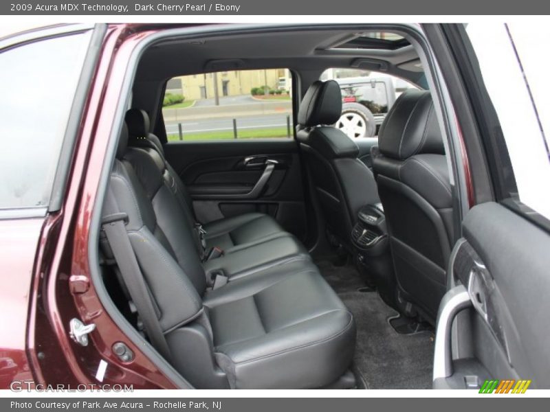Dark Cherry Pearl / Ebony 2009 Acura MDX Technology