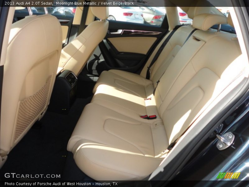 Moonlight Blue Metallic / Velvet Beige/Black 2013 Audi A4 2.0T Sedan