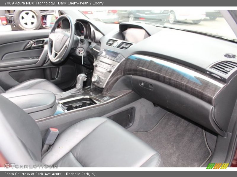 Dark Cherry Pearl / Ebony 2009 Acura MDX Technology