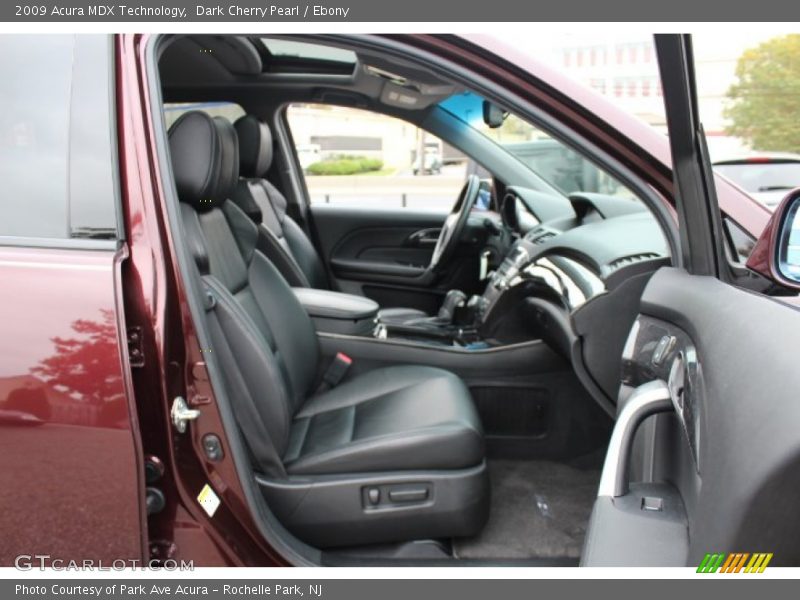 Dark Cherry Pearl / Ebony 2009 Acura MDX Technology