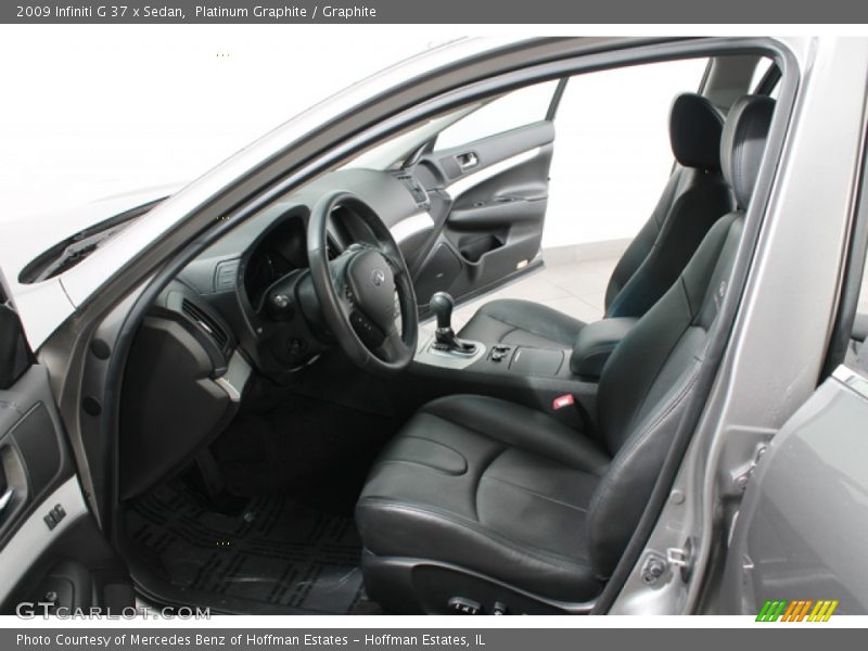 Platinum Graphite / Graphite 2009 Infiniti G 37 x Sedan