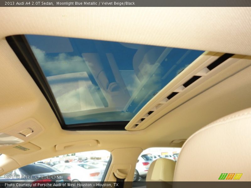 Moonlight Blue Metallic / Velvet Beige/Black 2013 Audi A4 2.0T Sedan