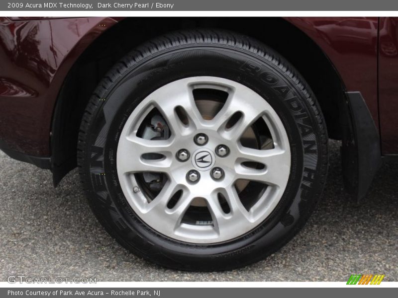 Dark Cherry Pearl / Ebony 2009 Acura MDX Technology