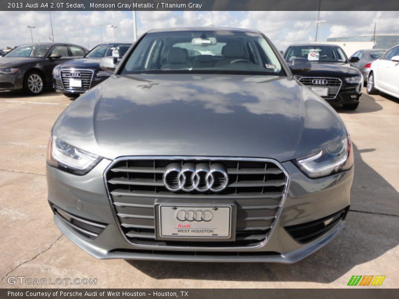 Monsoon Gray Metallic / Titanium Gray 2013 Audi A4 2.0T Sedan