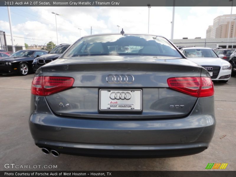 Monsoon Gray Metallic / Titanium Gray 2013 Audi A4 2.0T Sedan