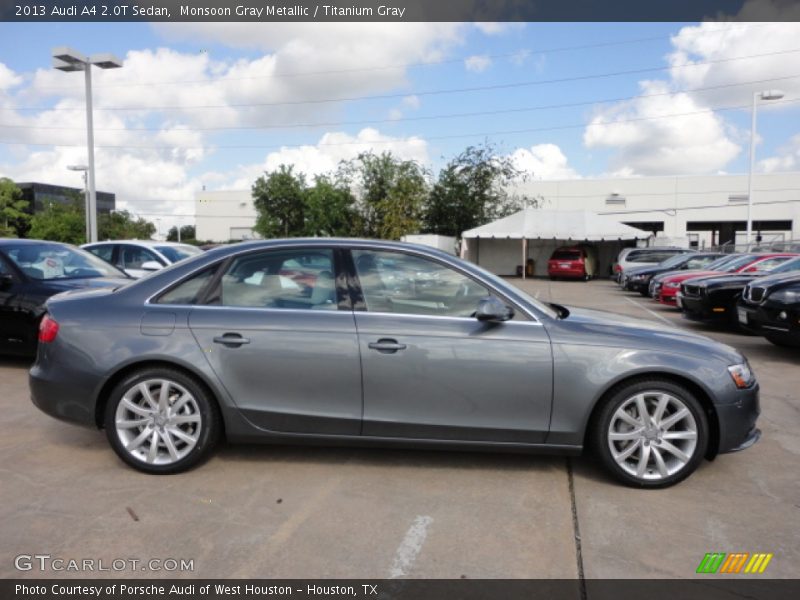 Monsoon Gray Metallic / Titanium Gray 2013 Audi A4 2.0T Sedan