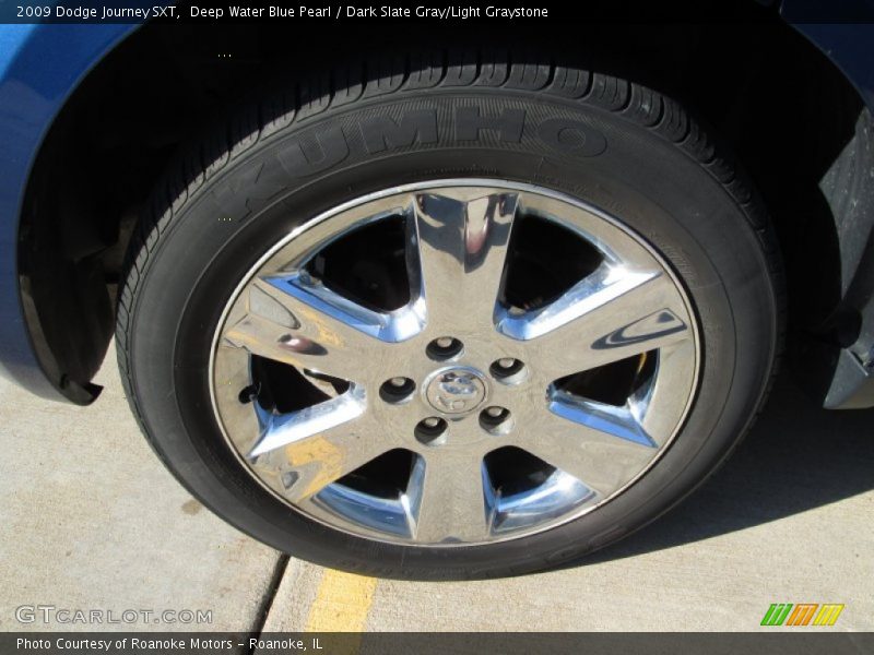 Deep Water Blue Pearl / Dark Slate Gray/Light Graystone 2009 Dodge Journey SXT