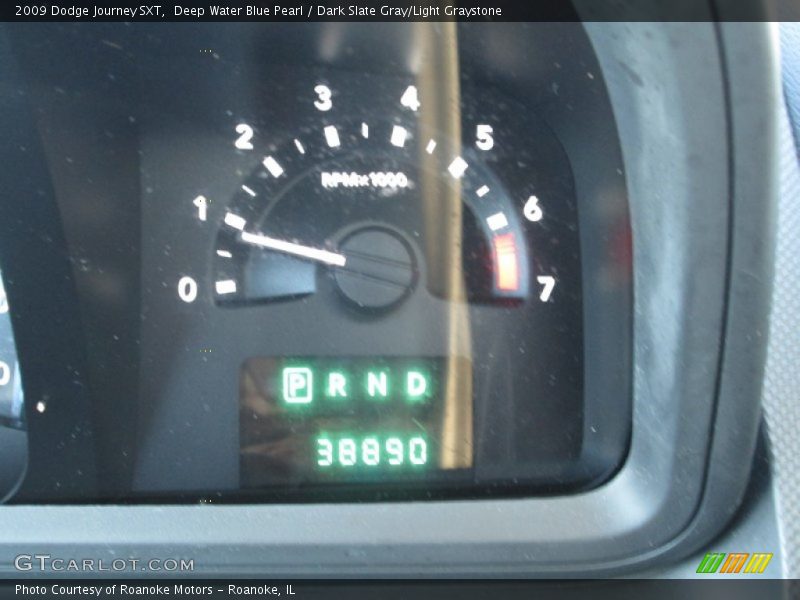 Deep Water Blue Pearl / Dark Slate Gray/Light Graystone 2009 Dodge Journey SXT