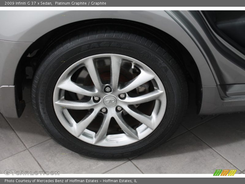 Platinum Graphite / Graphite 2009 Infiniti G 37 x Sedan