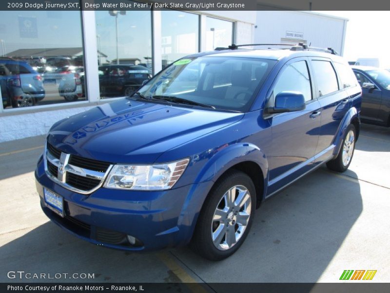 Deep Water Blue Pearl / Dark Slate Gray/Light Graystone 2009 Dodge Journey SXT