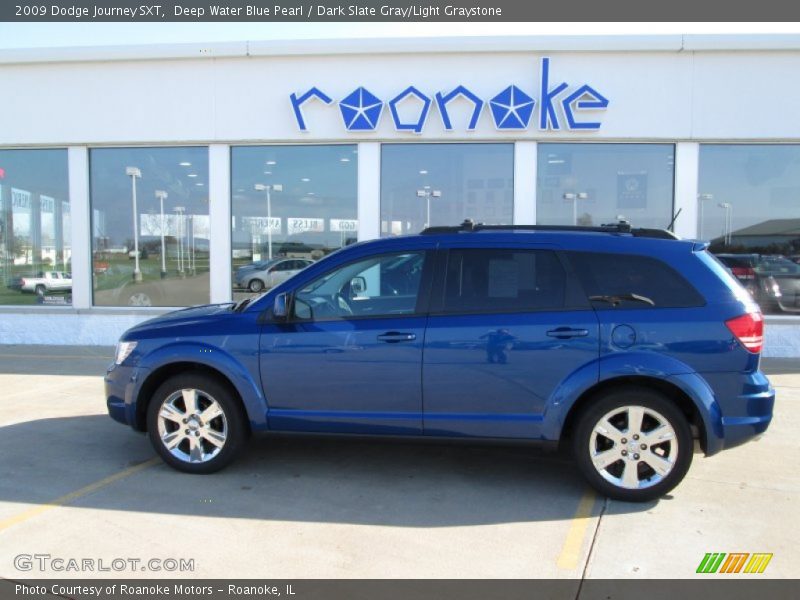 Deep Water Blue Pearl / Dark Slate Gray/Light Graystone 2009 Dodge Journey SXT