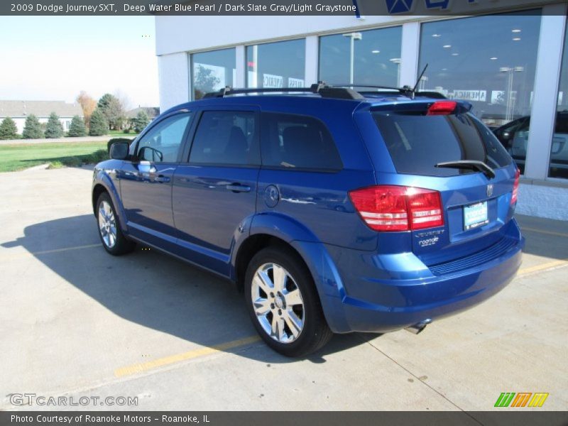 Deep Water Blue Pearl / Dark Slate Gray/Light Graystone 2009 Dodge Journey SXT