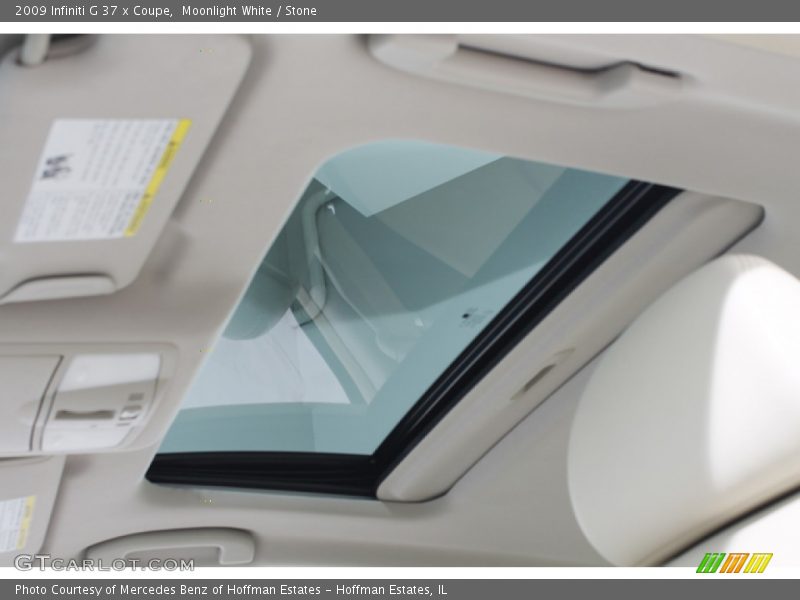 Moonlight White / Stone 2009 Infiniti G 37 x Coupe