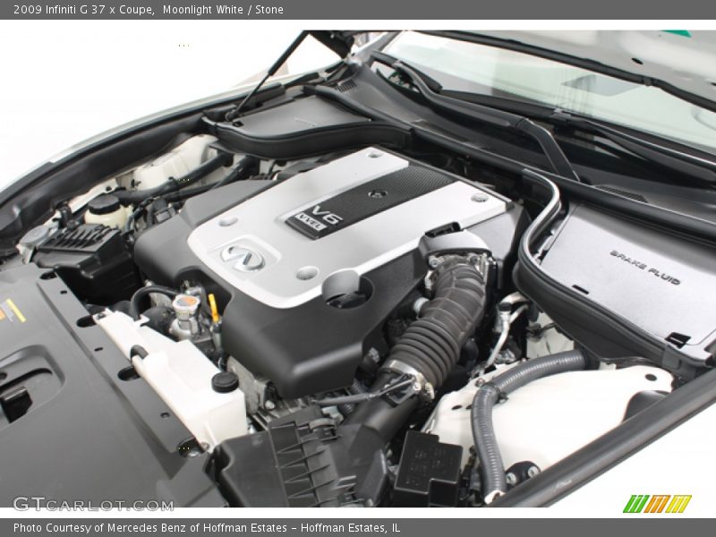 Moonlight White / Stone 2009 Infiniti G 37 x Coupe
