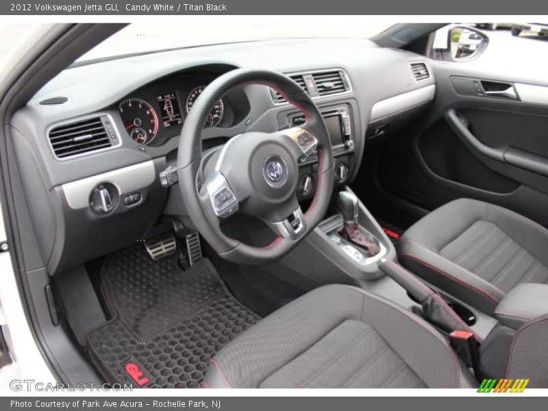 Titan Black Interior - 2012 Jetta GLI 