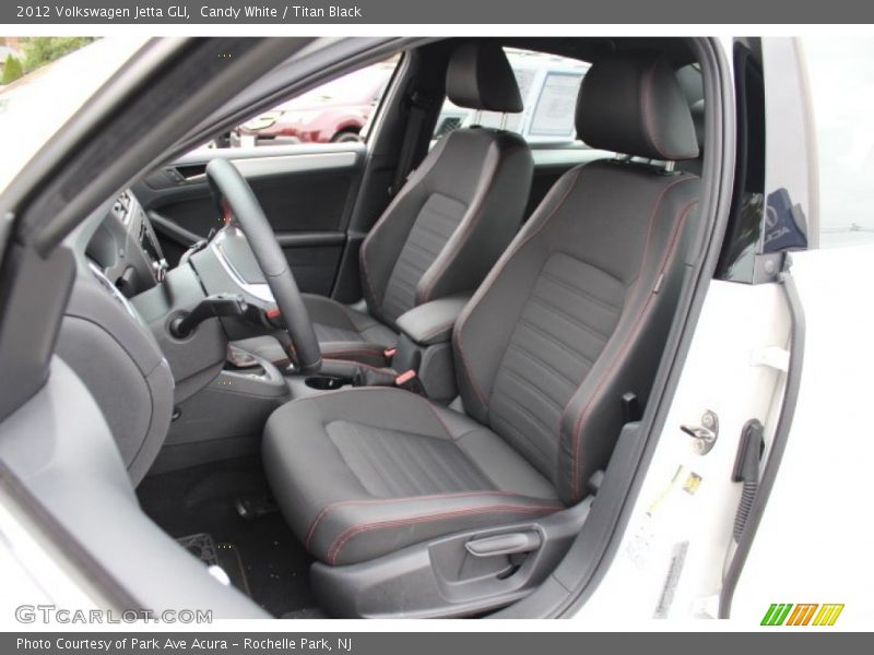 Front Seat of 2012 Jetta GLI
