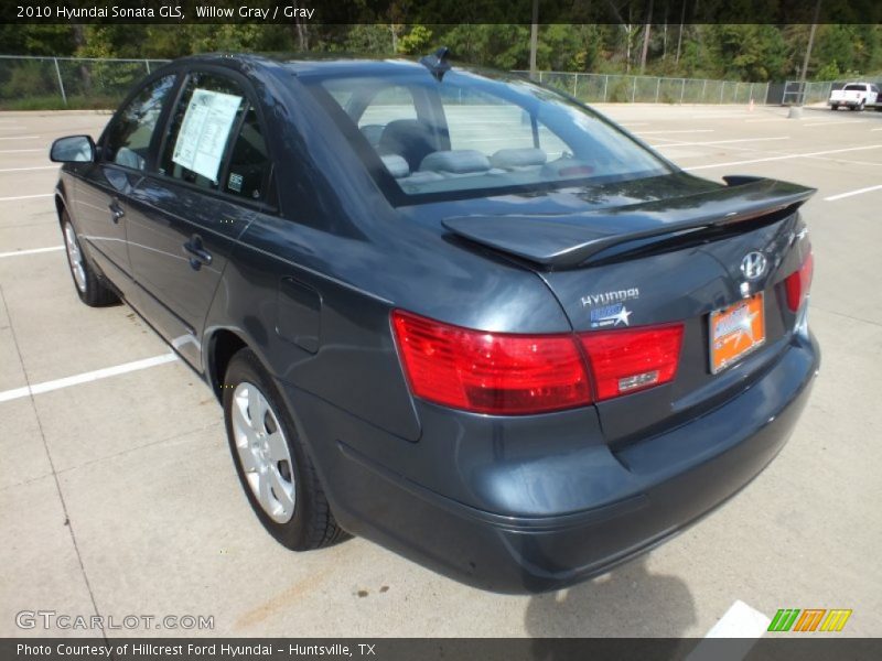 Willow Gray / Gray 2010 Hyundai Sonata GLS