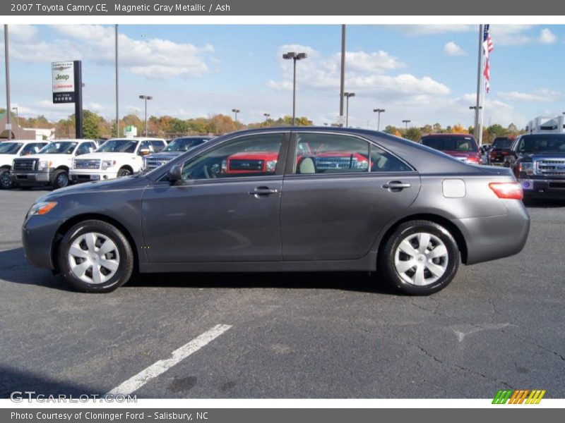 Magnetic Gray Metallic / Ash 2007 Toyota Camry CE