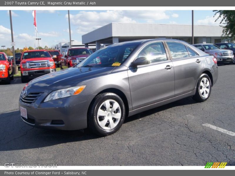 Magnetic Gray Metallic / Ash 2007 Toyota Camry CE