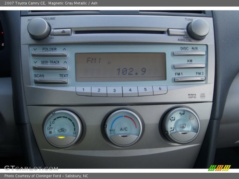 Magnetic Gray Metallic / Ash 2007 Toyota Camry CE
