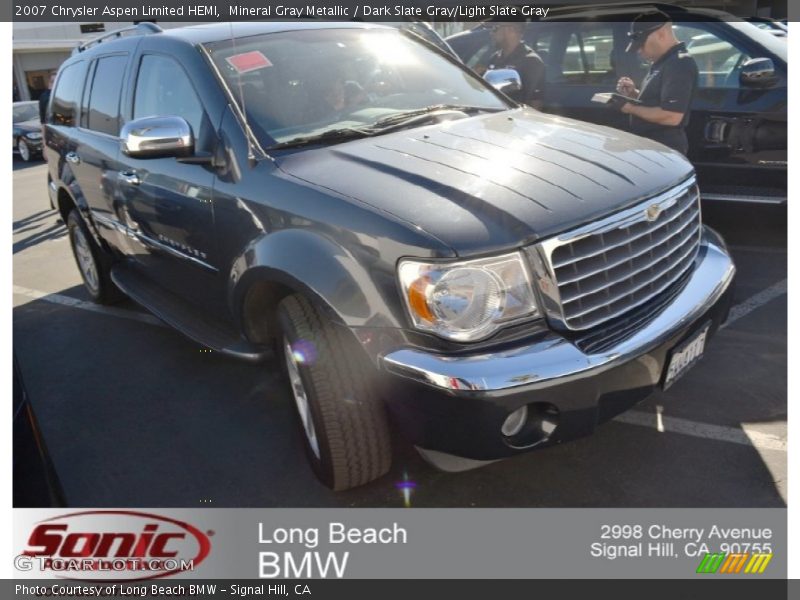 Mineral Gray Metallic / Dark Slate Gray/Light Slate Gray 2007 Chrysler Aspen Limited HEMI
