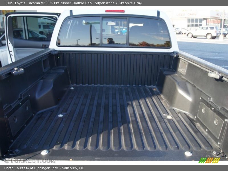 Super White / Graphite Gray 2009 Toyota Tacoma V6 SR5 PreRunner Double Cab