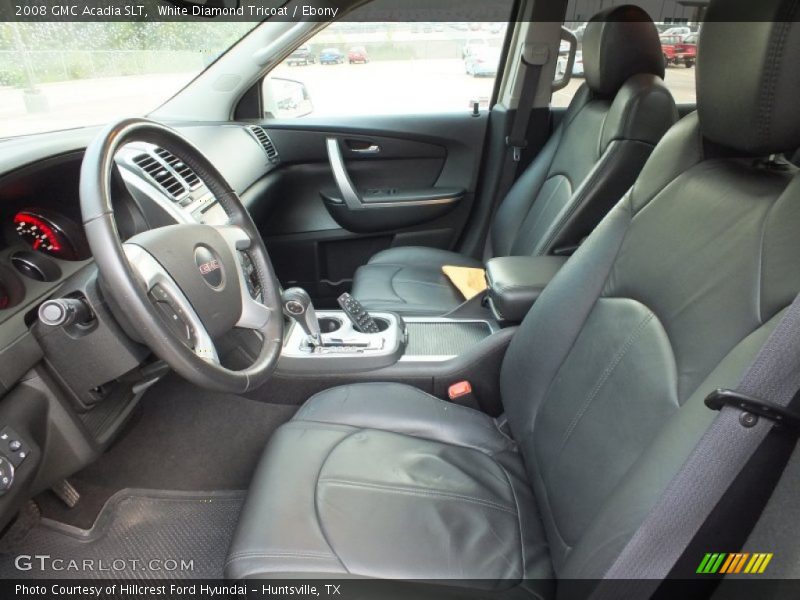 White Diamond Tricoat / Ebony 2008 GMC Acadia SLT