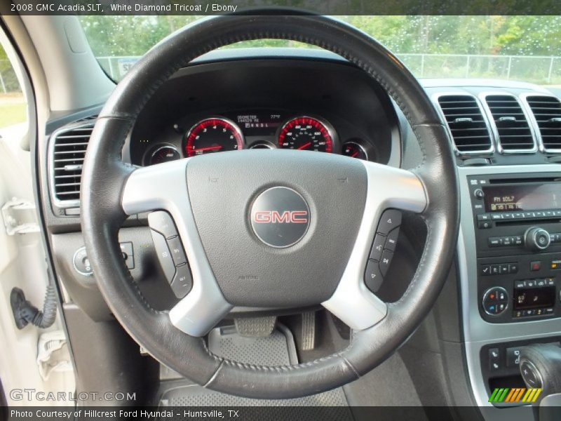 White Diamond Tricoat / Ebony 2008 GMC Acadia SLT