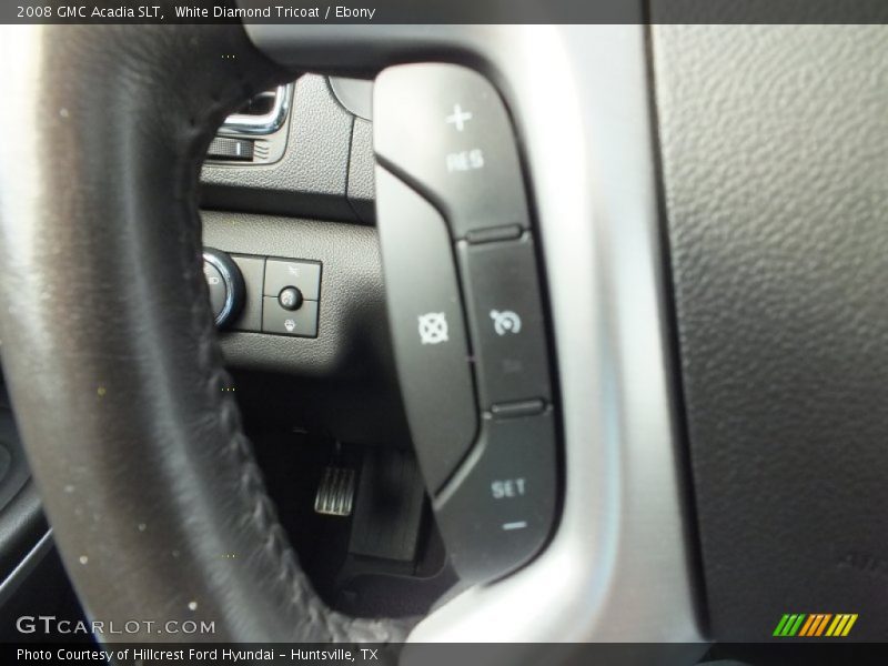 White Diamond Tricoat / Ebony 2008 GMC Acadia SLT